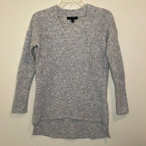 Banana Republic Gray Knit Hi Lo Knit Sweater Size XS
